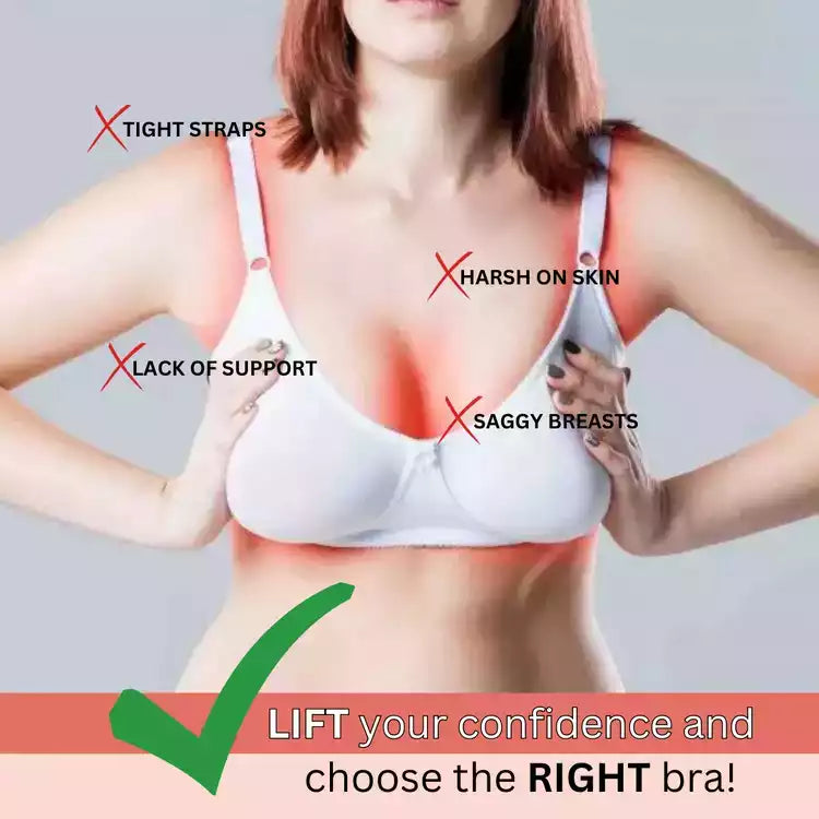Comfortable Front Button Bra ๐๐
