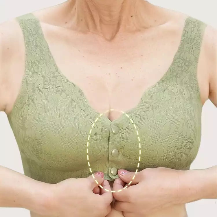 Comfortable Front Button Bra ๐๐